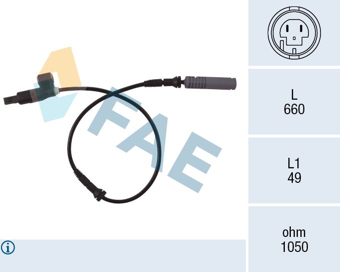 FAE 78023 - Sensor, Raddrehzahl