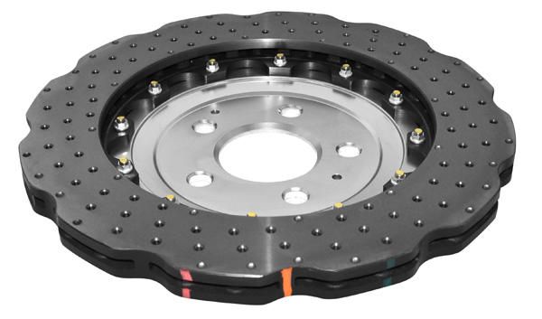 5000 Fully Assembled 2-piece Clear Anodised Hat Cross-drill and Dimple WAVE Disc KP [ Audi RS4-RS5 R ] DBA52835.1Wrings - TecDoc 2
