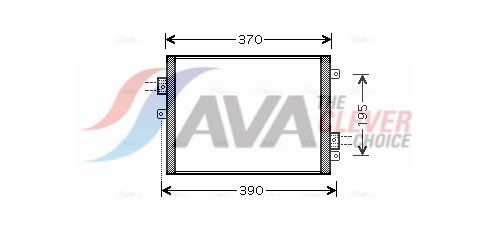 PRA5052 AVA QUALITY COOLING ** CLEVER FIT ** kondenzátor, klíma