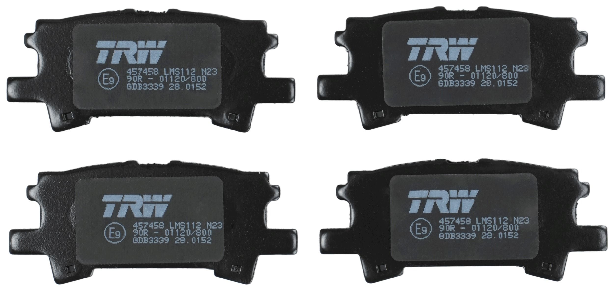 TRW DISC BRAKE PADS - TecDoc 2