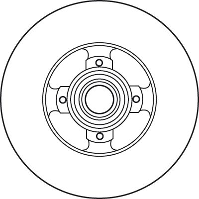 TRW BRAKE DISC - TecDoc 2