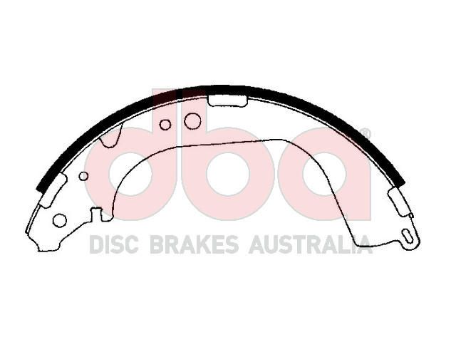 Street Series Brake Shoes [Ford Maverick/ Nissan Patrol 1988-99 295mm] - TecDoc Only