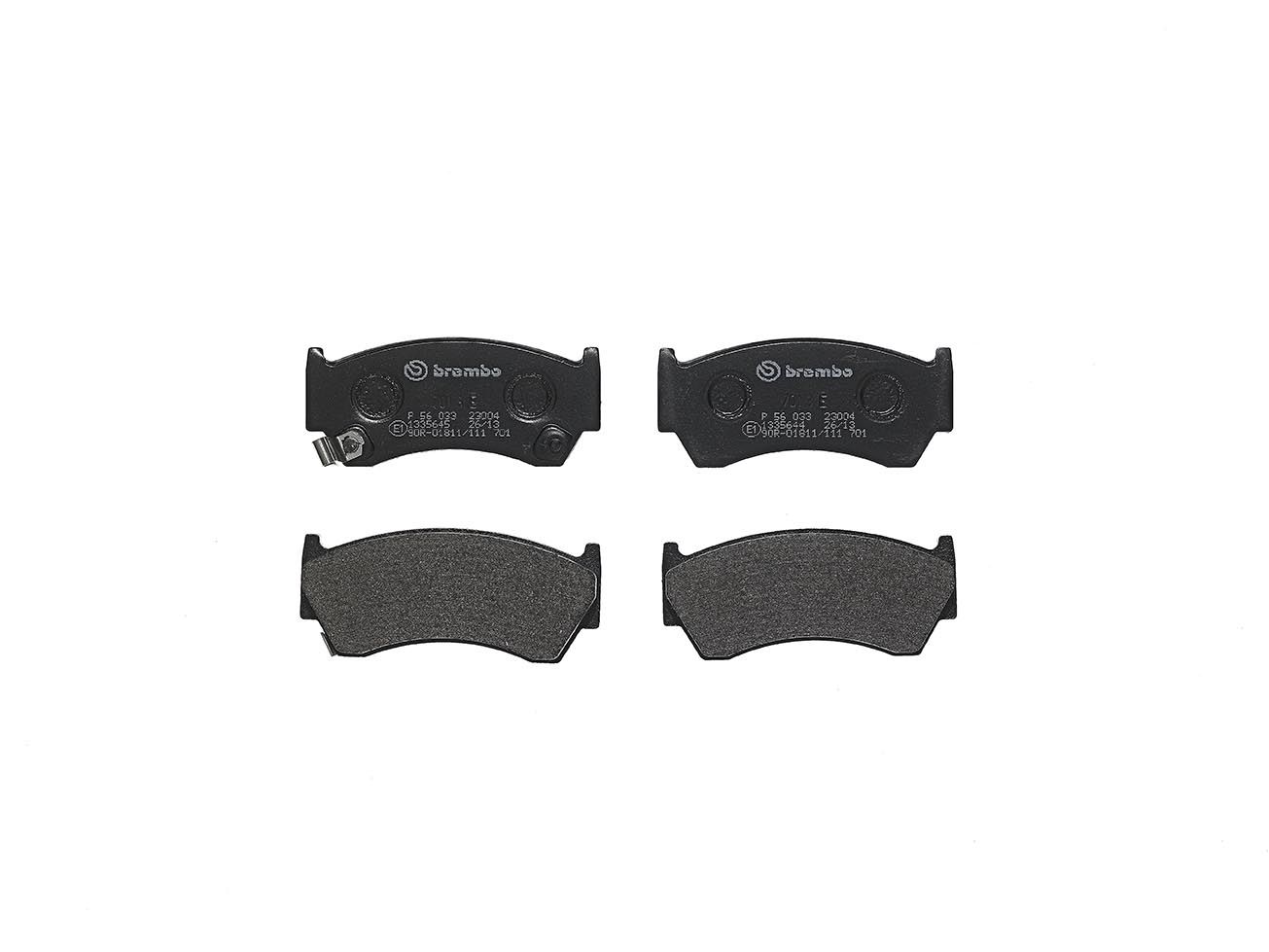 Brembo P 56 033 Bremsbelagsatz, Scheibenbremse