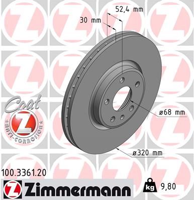 Brake Disc 100.3361.20