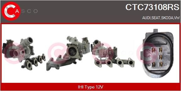 CTC73108RS CASCO Reman töltő, feltöltés