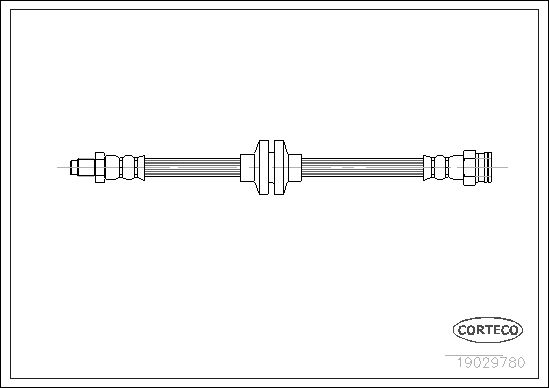 FLEXIBLE DE FREIN ALFA 147,156  0705