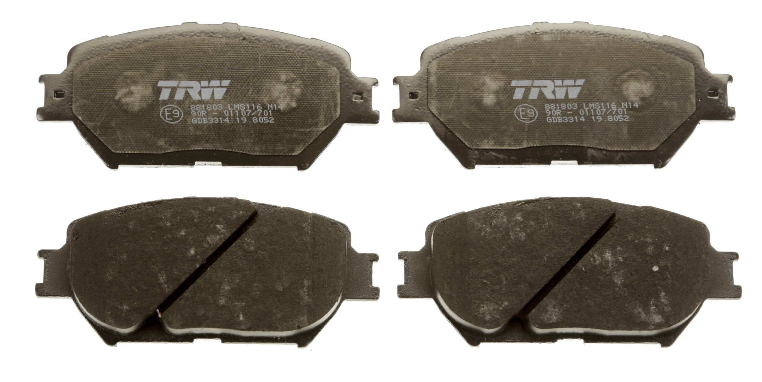 TRW DISC BRAKE PADS - TecDoc 2