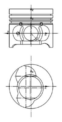 KOLBENSCHMIDT 40465600 Piston