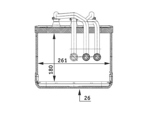 Wärmetauscher, Innenraumheizung