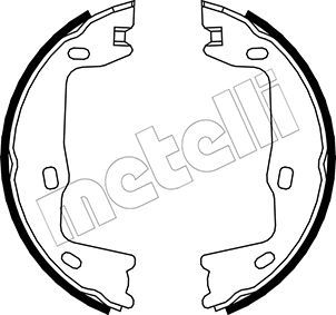 Brake Shoe Set, parking brake 53-0302