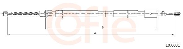 COFLE 10.6031 - Seilzug, Feststellbremse