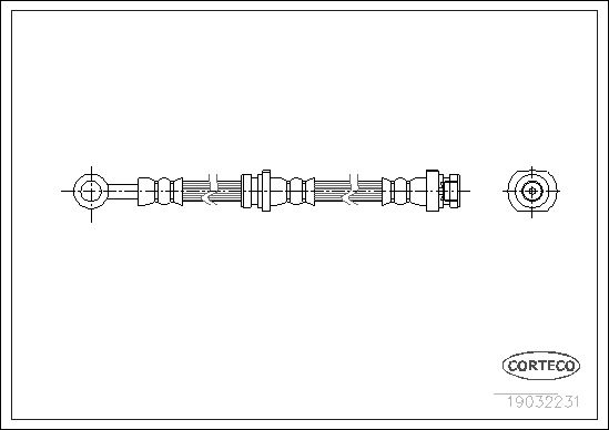 FLEXIBLE DE FREIN NISSAN PRIMERA  0705