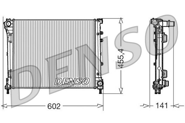 Radiator, engine cooling DRM09160