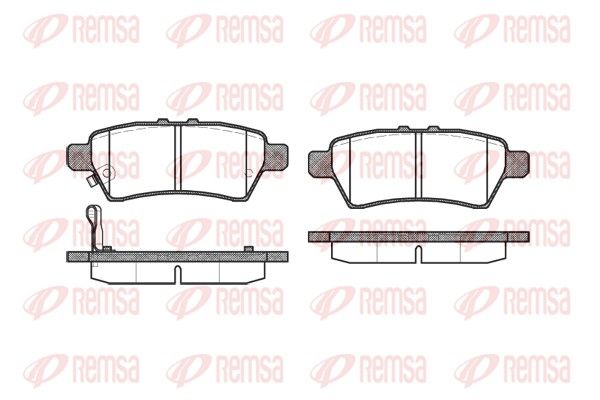Premium Rear Brake Pad Set Premium Rear Brake Pad Set