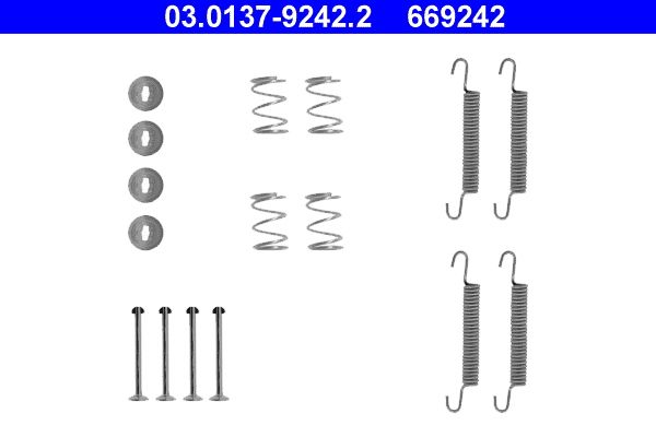 Accessory Kit, parking brake shoes 03.0137-9242.2