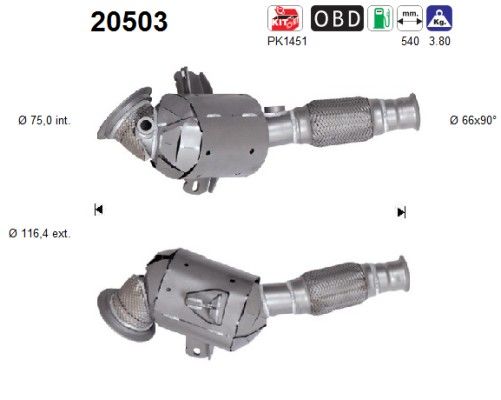 AS 20503 - Katalysator