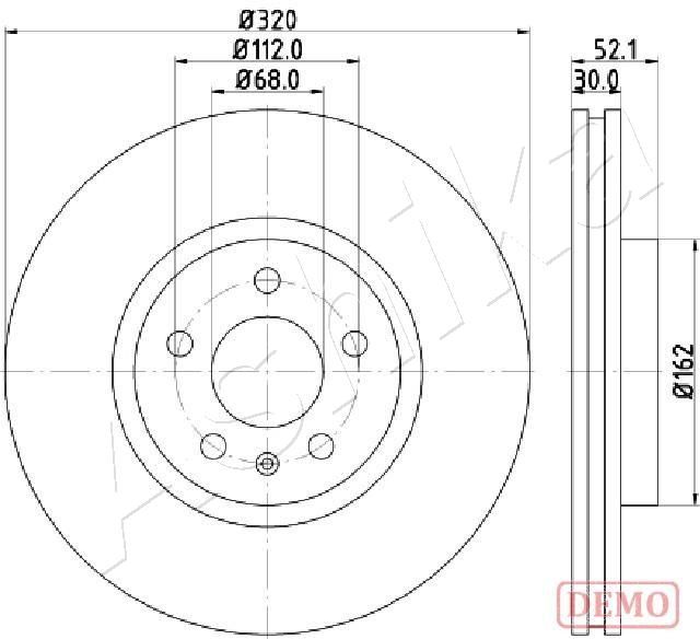 Brake Disc 60-00-0919C