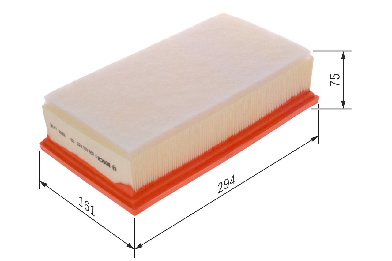 BOSCH F 026 400 433 - Luftfilter