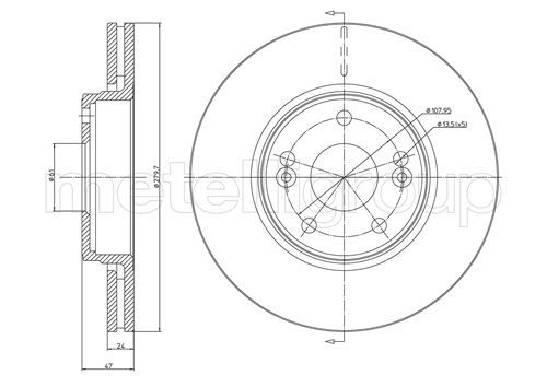 Brake Disc 23-0676C