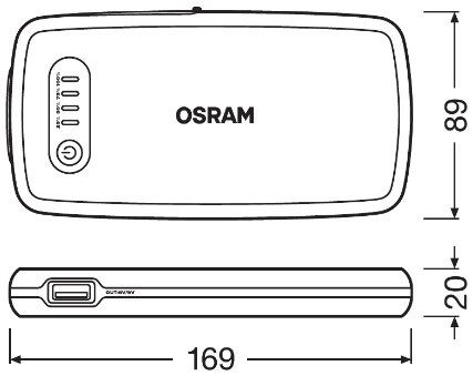 OSRAM Batteriestarter OBSL200