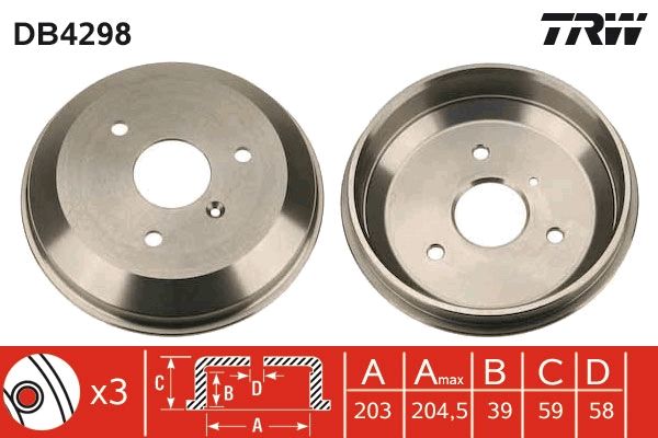 TAMBOUR DE FREIN  9900