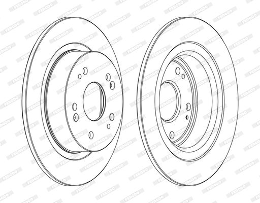 Brake Disc DDF1776C