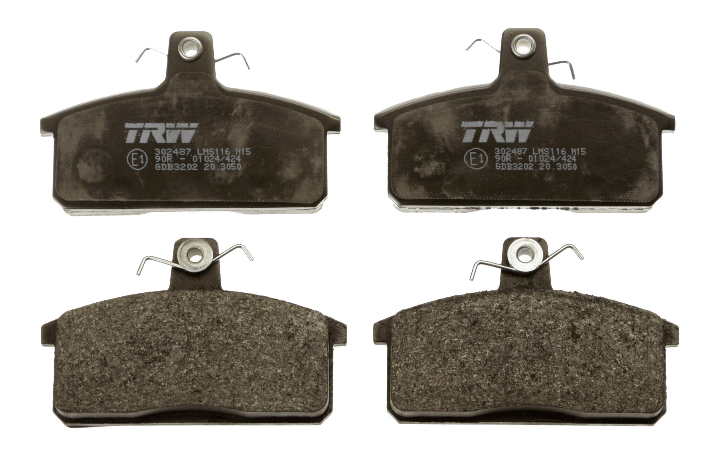 TRW DISC BRAKE PADS - TecDoc 2
