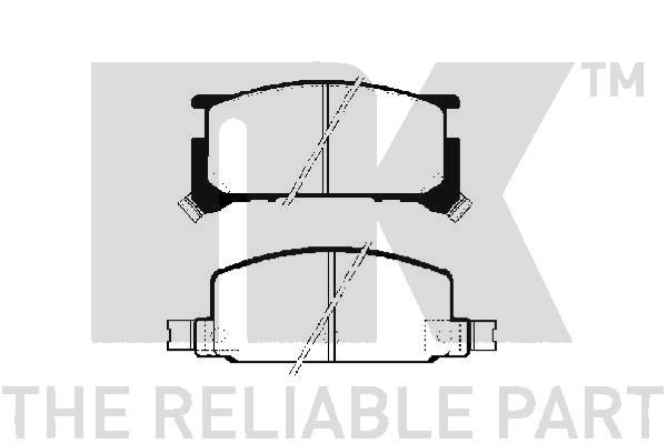 Bremsbelagsatz, Scheibenbremse