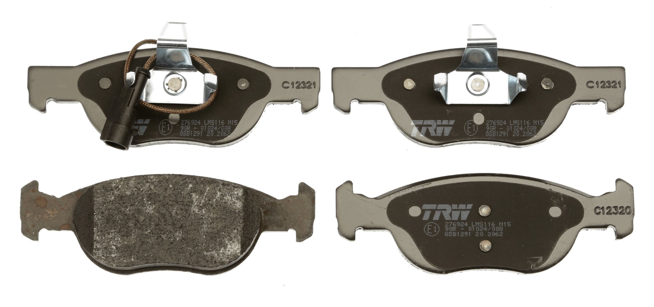 TRW DISC BRAKE PADS - TecDoc 2