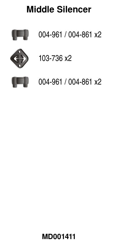 Mittelschalld&auml;mpfer