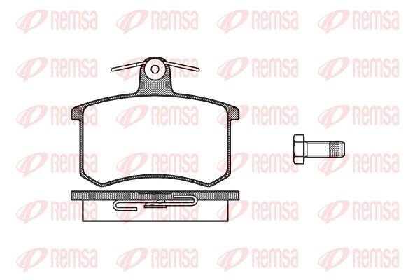 Brake Pad Set, disc brake 0135.10