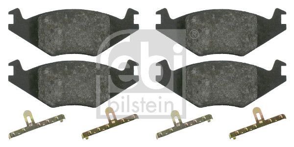 FEBI BILSTEIN 16011 - Bremsbelagsatz, Scheibenbremse