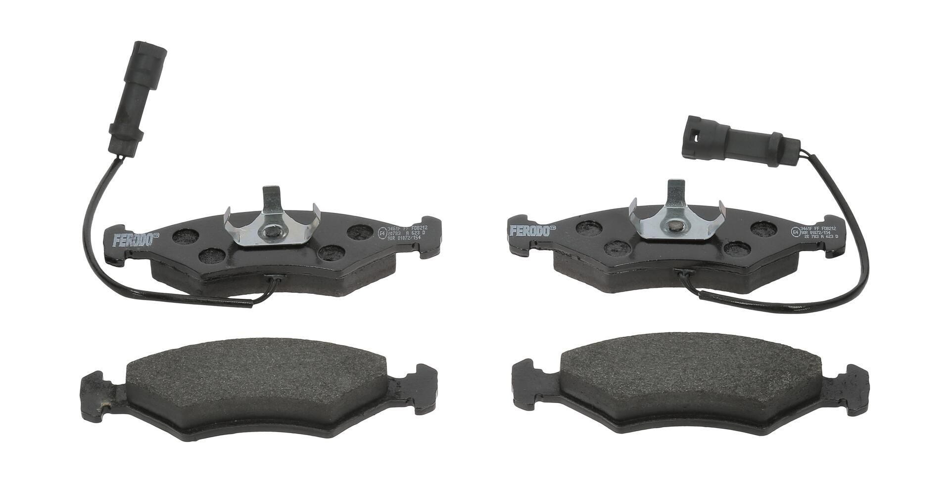 Bremsbelagsatz, Scheibenbremse