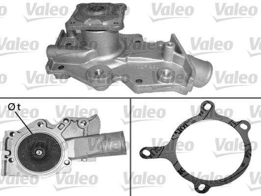 Water Pump, engine cooling 506283