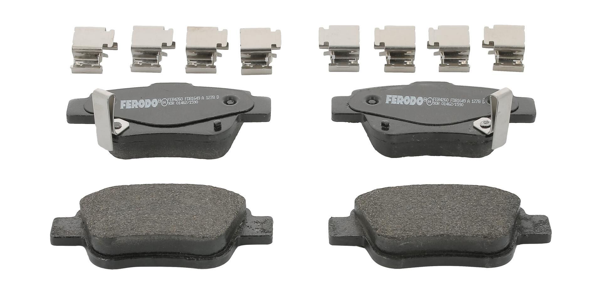 FERODO FDB1649 - Bremsbelagsatz, Scheibenbremse PREMIER ECO FRICTION