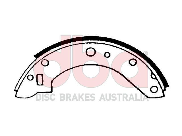 Street Series Brake Shoes [Triumph  228.6mm] - TecDoc Only