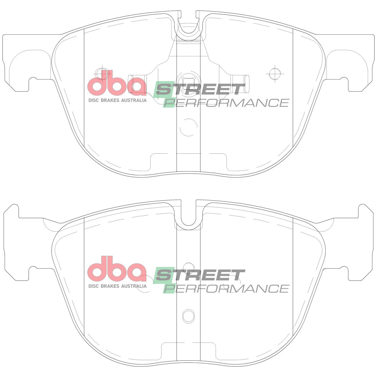 DBA SP STREET PERFORMANCE BRAKE PADS [ BMW 2007-2014 F ](suits wear sensor DBAWS1060, DBAWS1061, DBAWS1064, DBAWS1073 ) - TecDoc Only