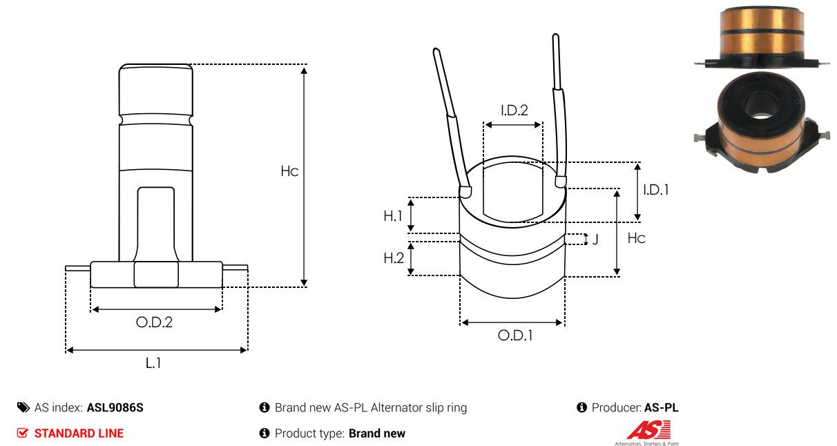 kontaktinis žiedas, generatorius
