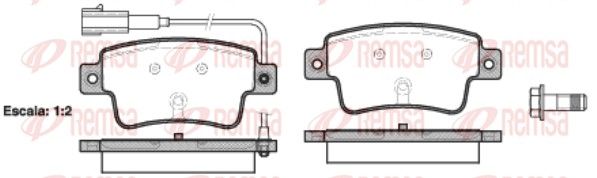 Brake Pad Set, disc brake 1198.02