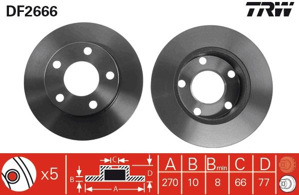 Brake Disc DF2666