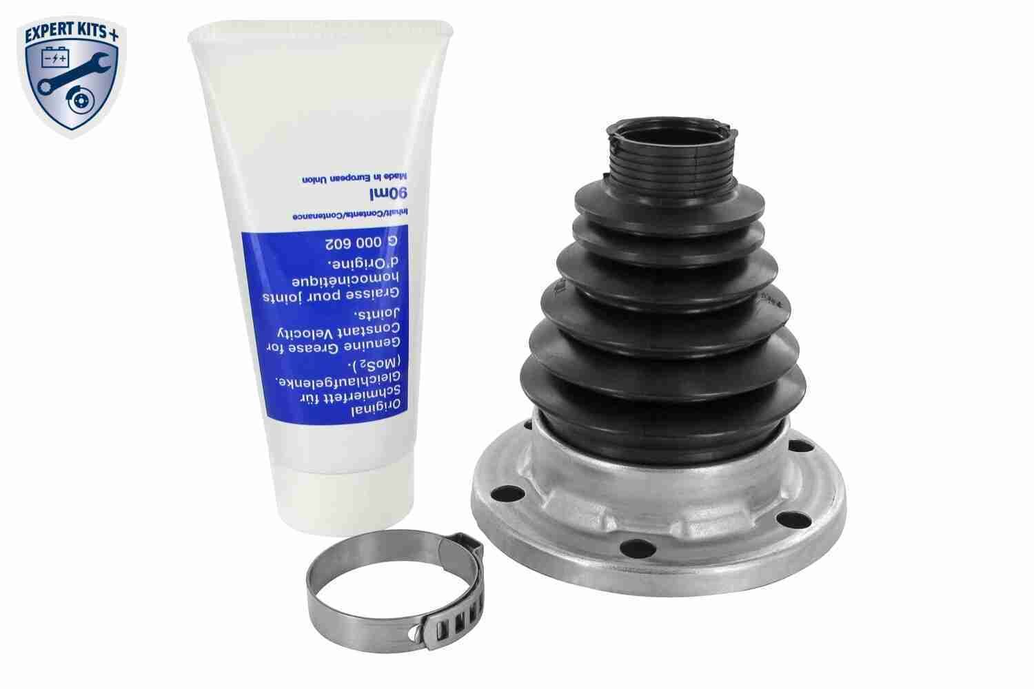 Faltenbalgsatz, Antriebswelle