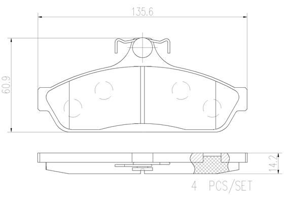 HOLDEN COMMODORE VS 95-00 (FRT) - TecDoc 1