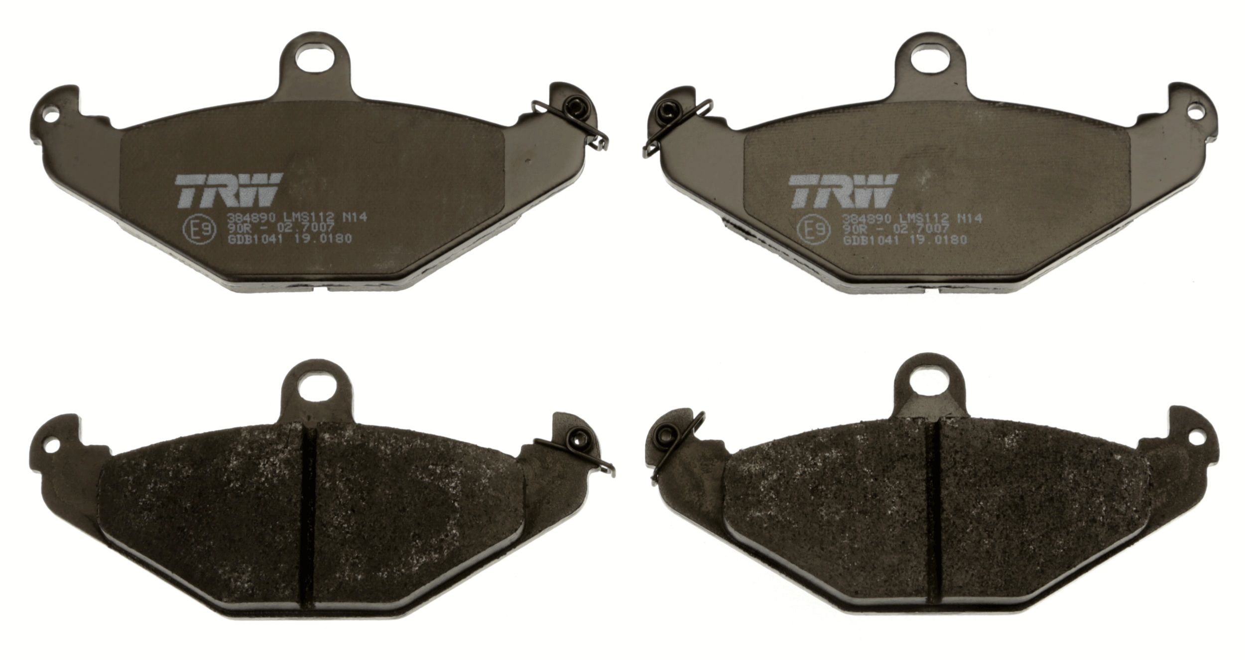 TRW DISC BRAKE PADS - TecDoc 2