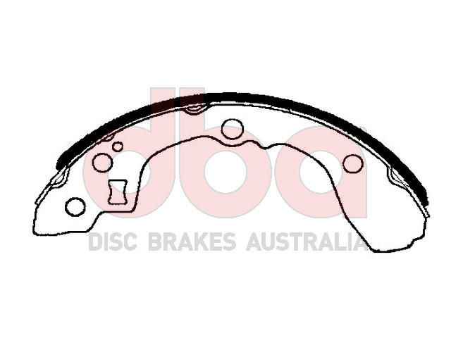 Street Series Brake Shoes [Kia Rio 2000-05 200mm] - TecDoc Only