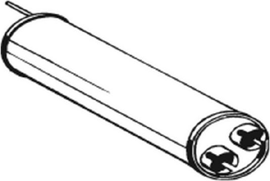 Mittelschalldämpfer