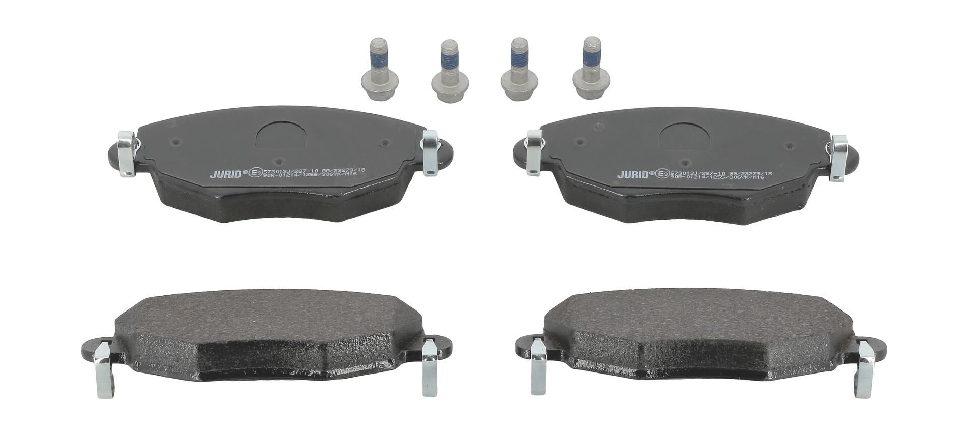 Bremsbelagsatz, Scheibenbremse