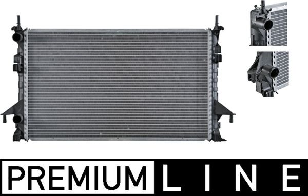 Radiador, refrigeración del motor