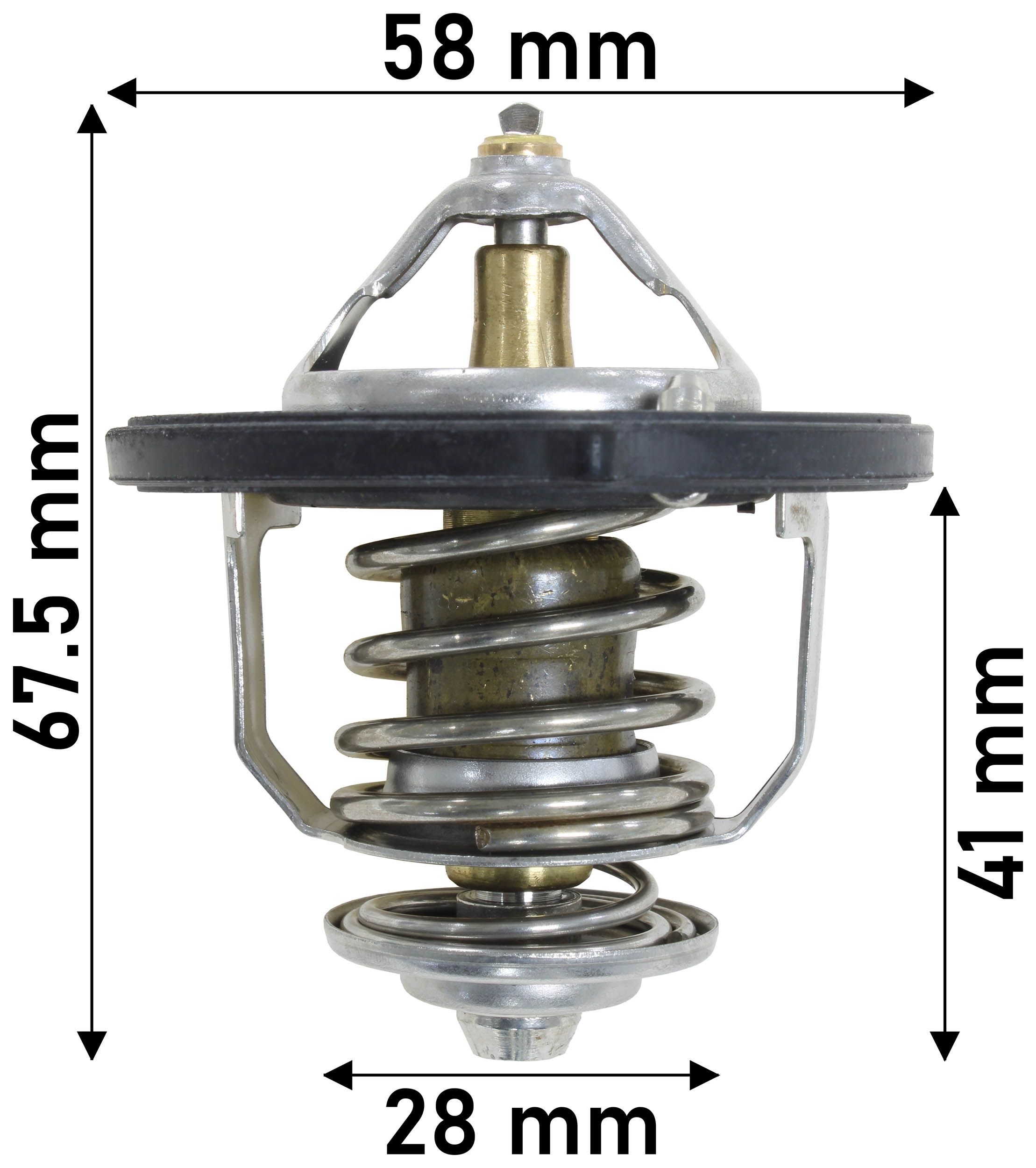 THERMOSTAT 54MM DIA 88C HYUNDAI/KIA - TecDoc Only