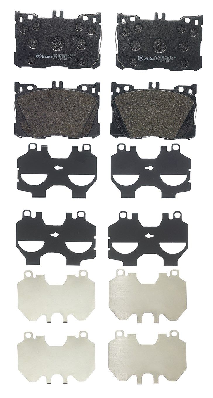Brembo P 50 139 Bremsbelagsatz, Scheibenbremse