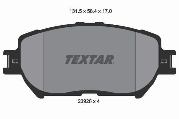 Brake Pad Set, disc brake 2392801